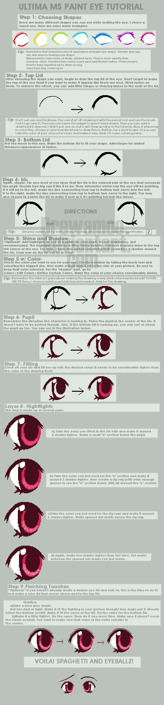 MSPaint Eye Tutorial