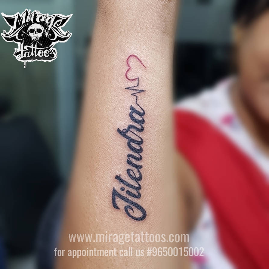 Jitendra Name With Heart Tattoo by Ashokkumarkashyap on DeviantArt