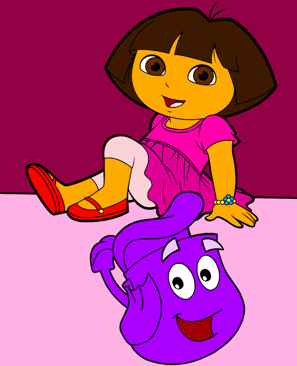 Dora and Backpack by drawingliker100 on DeviantArt
