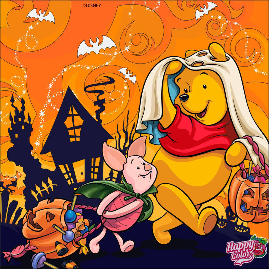 Winnie the Pooh and Piglet carry their candy bags by drawingliker100 on ...