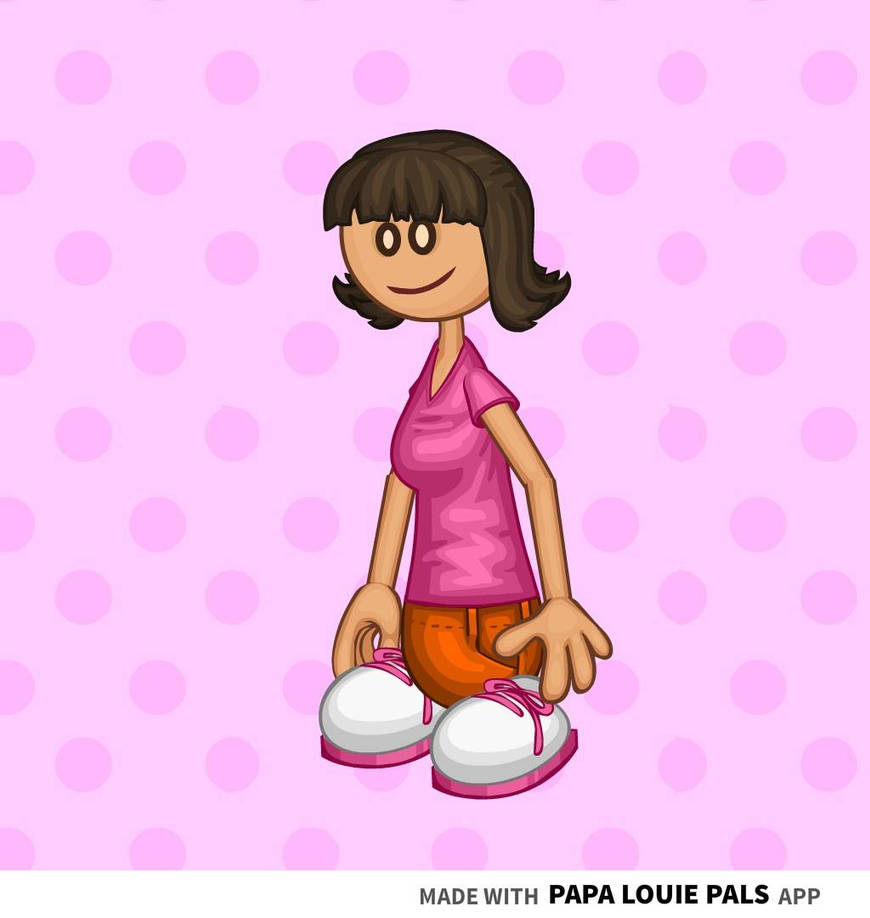 Dora the Explorer in Papa Louie Pals by drawingliker100 on DeviantArt