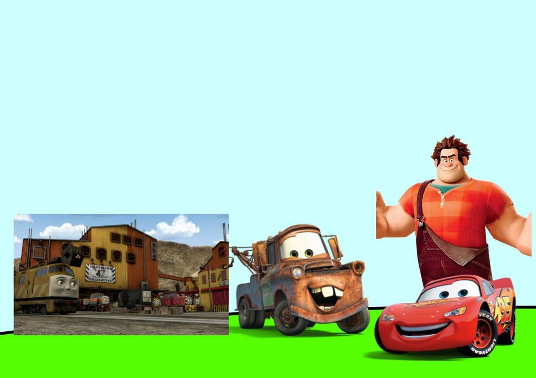 Disney Ralph Driving Wreck it Ralph was in all day with the diesels by drawingliker100 on ...