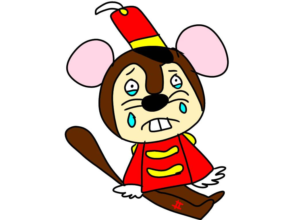 Timothy Q. Mouse crying with a scraped knee by drawingliker100 on ...