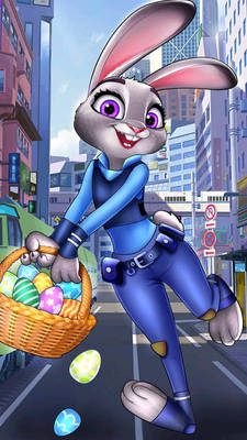 Judy Hopps and Easter