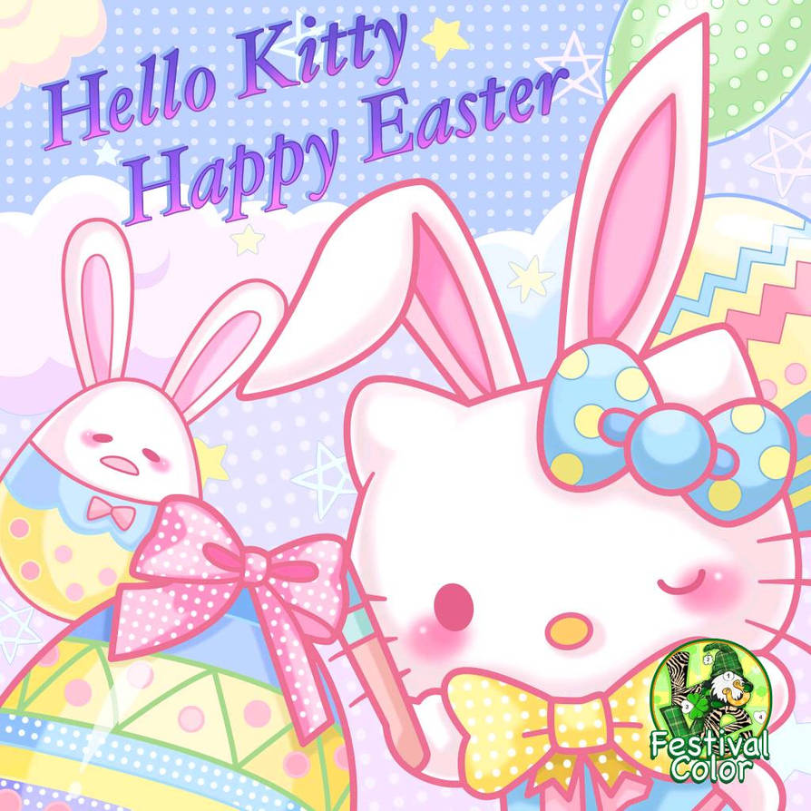 Hello Kitty Raster Happy Easter Hello Kitty by drawingliker100 on DeviantArt