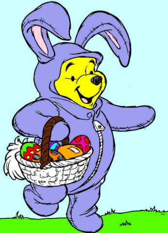 Pooh dresses as rabbit by drawingliker100 on DeviantArt