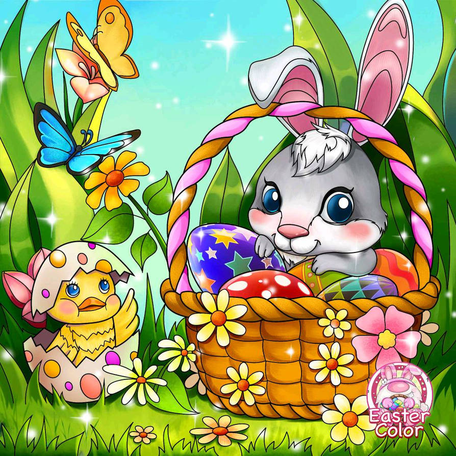 Easter Basket by drawingliker100 on DeviantArt