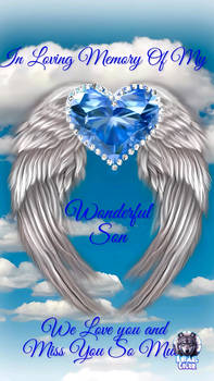 In Loving Memory Of My Wonderful Son
