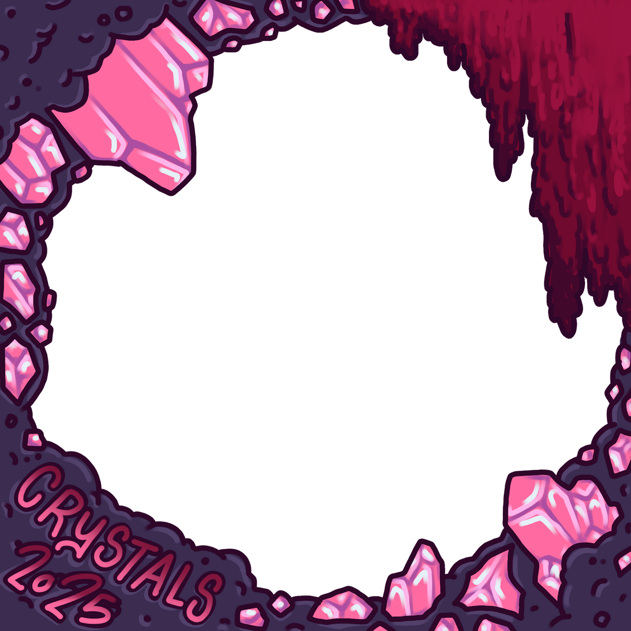 Crystals Artfight Boarder by Artnoxx on DeviantArt
