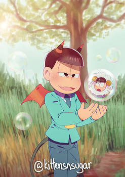 Devil Osomatsu meets Sheep Choro