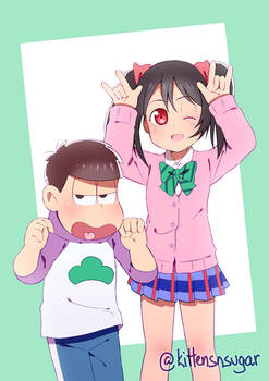 Osomatsu x Love Live