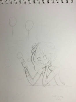 WIP [Bubbles Floating Away]