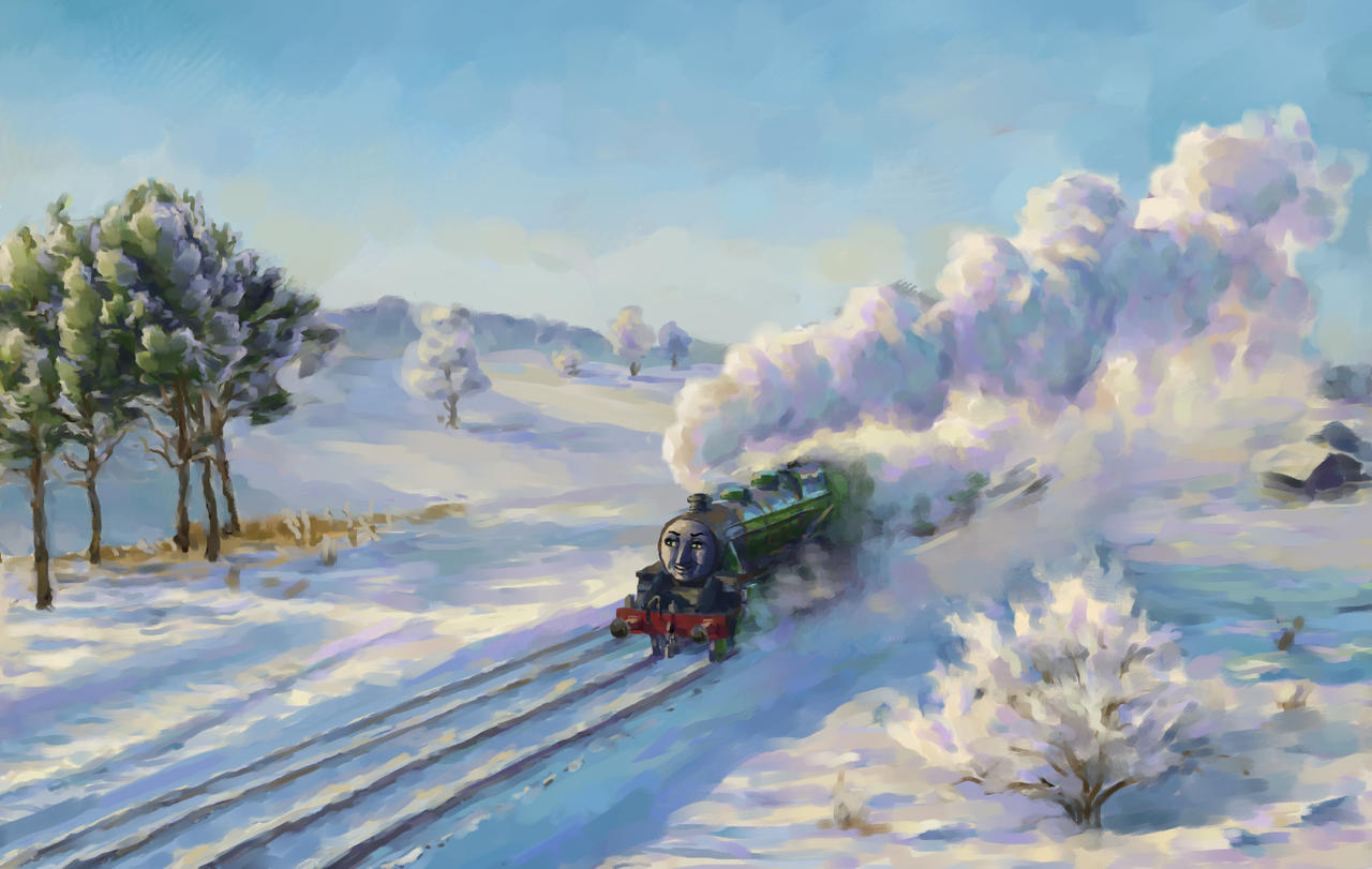Winter Engine Deviantart Winter Steam by MSSFM on DeviantArt