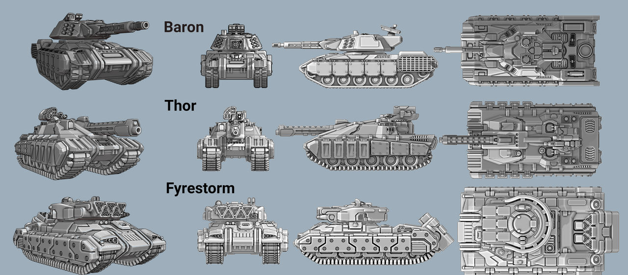 An evolution of tanks by StreigerDesign on DeviantArt
