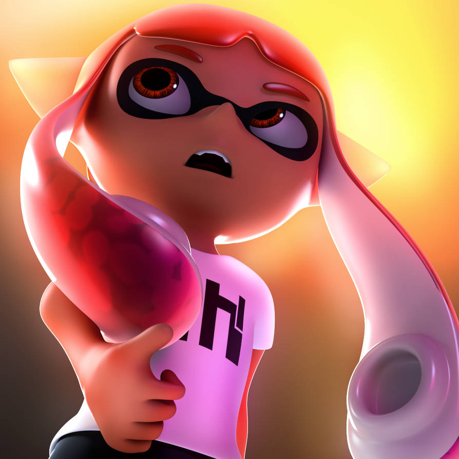 Splatoon 2 Red Inkling Splatoon Fanart - Inkling 3D Final by Chromalious on DeviantArt
