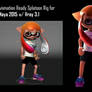 Splatoon Fanart - Inkling 3D Final by Chromalious on DeviantArt
