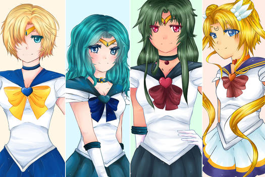 Sailor Moon Outer Senshi Fanart