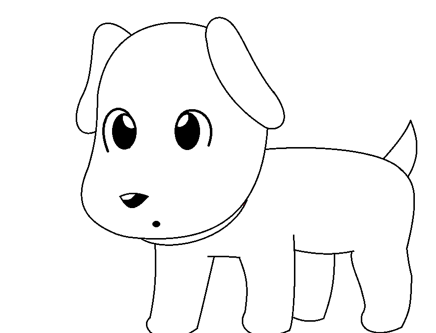 chibi puppy pratice XD