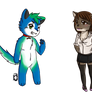 Chibi Raffle: Rusty and Nora