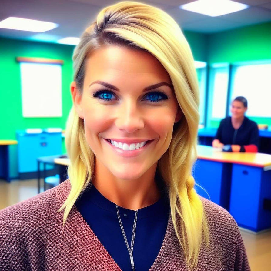 Rhea Ripley as a Teacher by ofbirth on DeviantArt