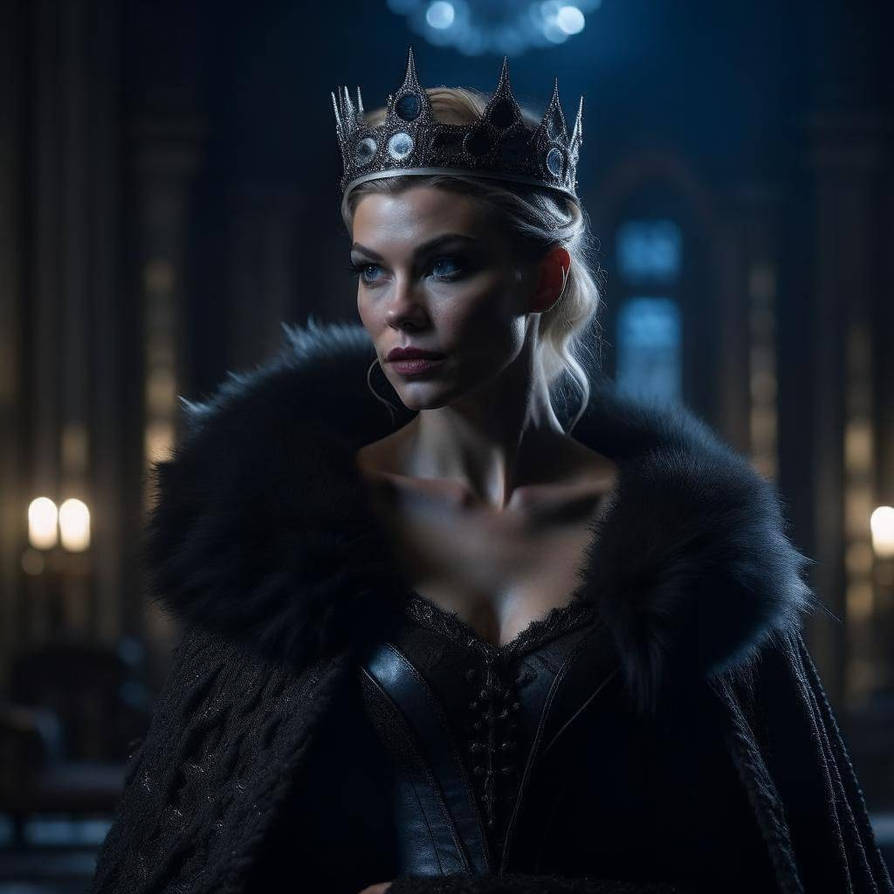 Rhea Ripley as a Dark Princess Wearing a Fluffy Go by ofbirth on DeviantArt