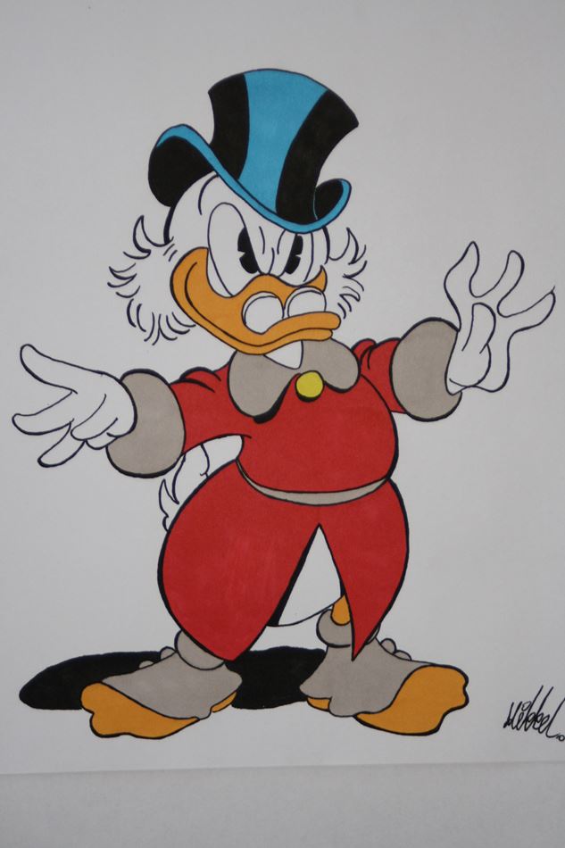 Uncle Scrooge in colors