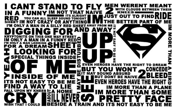 Five for Fighting Superman lyrics One of my favorite songs in the entire  worldddd!!!