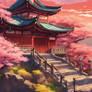 Sakura temple