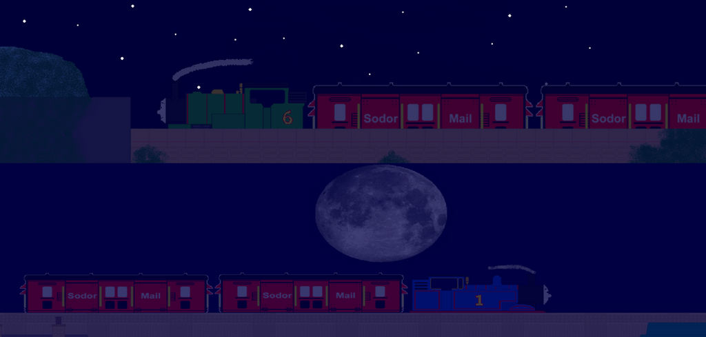 Night Train by MagicRailroadJames on DeviantArt