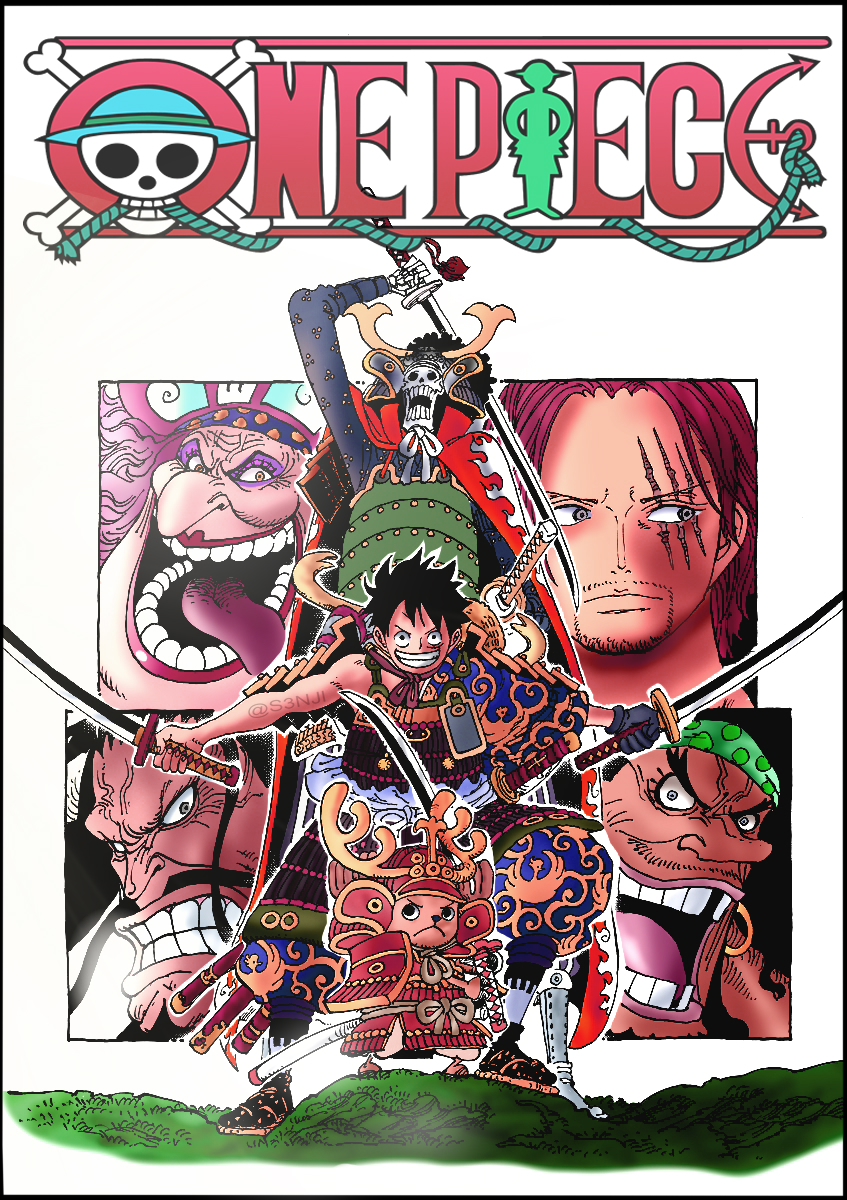 ONE PIECE volume 95 colored by me by CORASAAN on DeviantArt