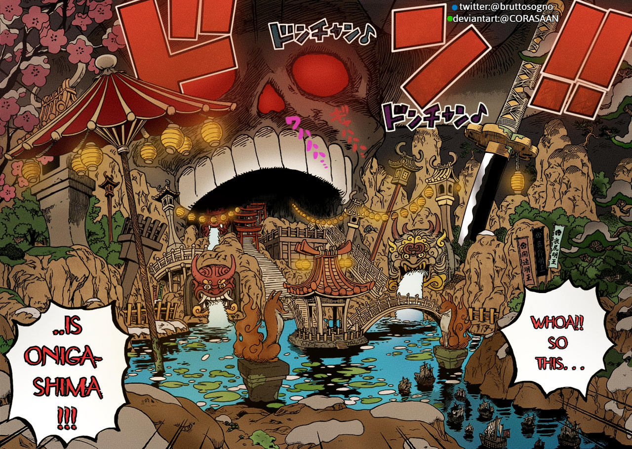One Piece 978 Onigashima Colored By Corasaan On Deviantart One Piece 978 Onigashima Colored By Corasaan On Deviantart