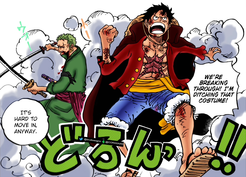 One Piece 980 Luffy And Zoro By Corasaan On Deviantart One Piece 980 Luffy And Zoro By Corasaan On Deviantart