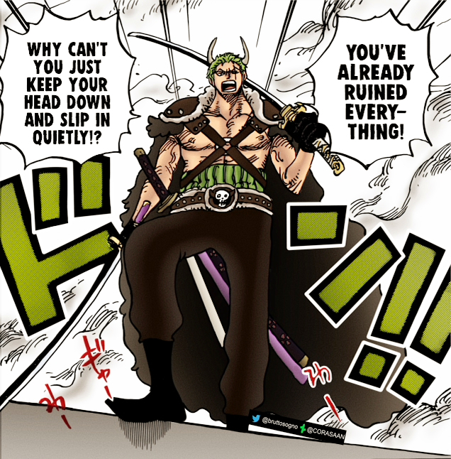 Zoro One Piece 980 By Corasaan On Deviantart Zoro One Piece 980 By Corasaan On Deviantart