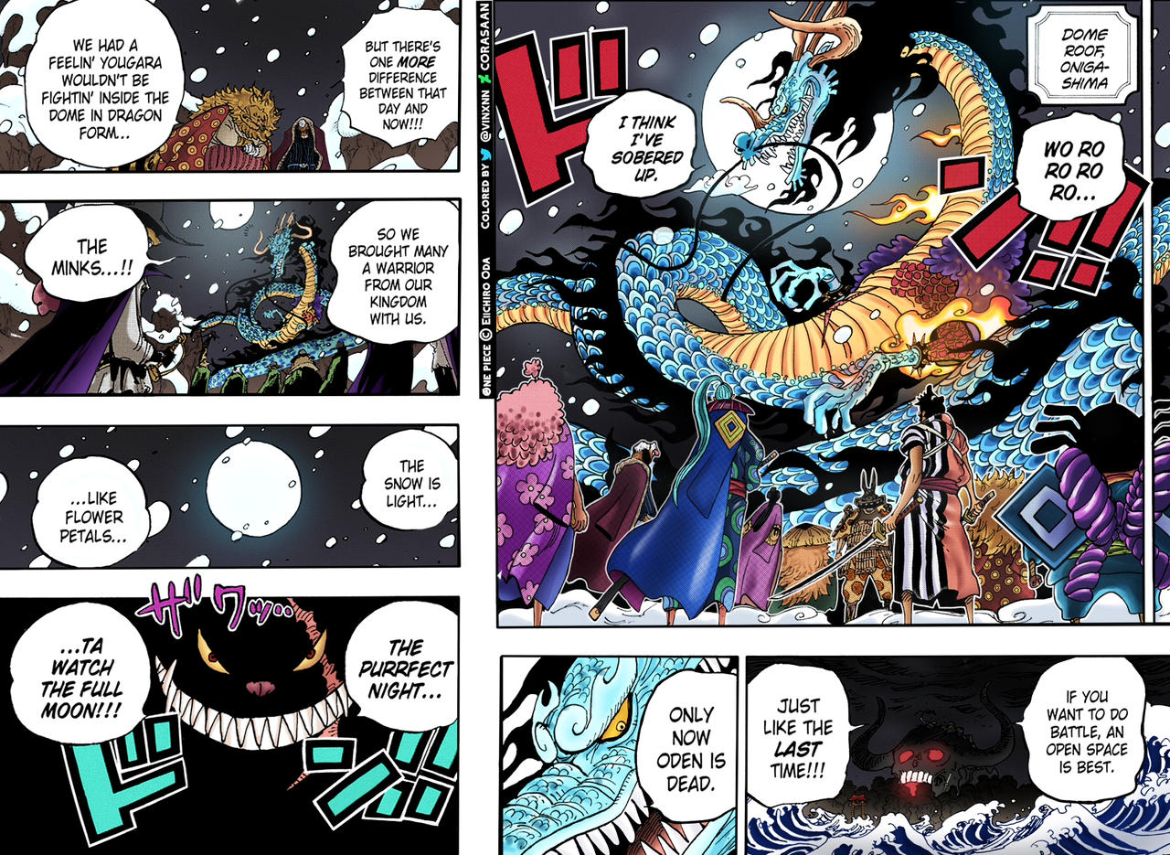 One Piece 987 Last Page Colored By Me By Corasaan On Deviantart