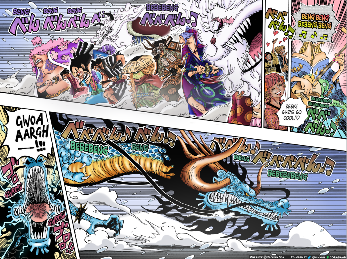 One Piece 992 Kaido Vs Scabbards By Corasaan On Deviantart