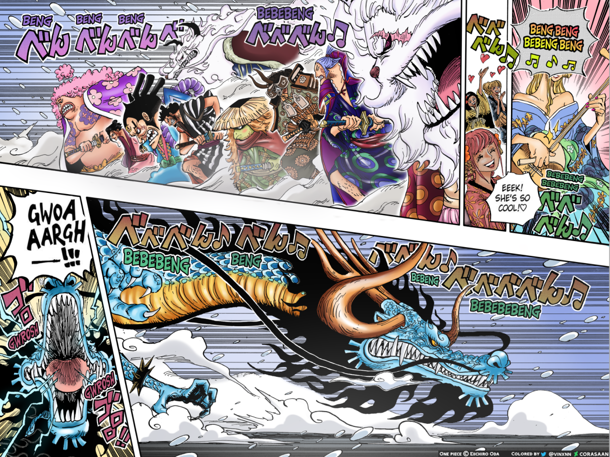 One Piece 992 Kaido Vs Scabbards By Corasaan On Deviantart One Piece 992 Kaido Vs Scabbards By Corasaan On Deviantart