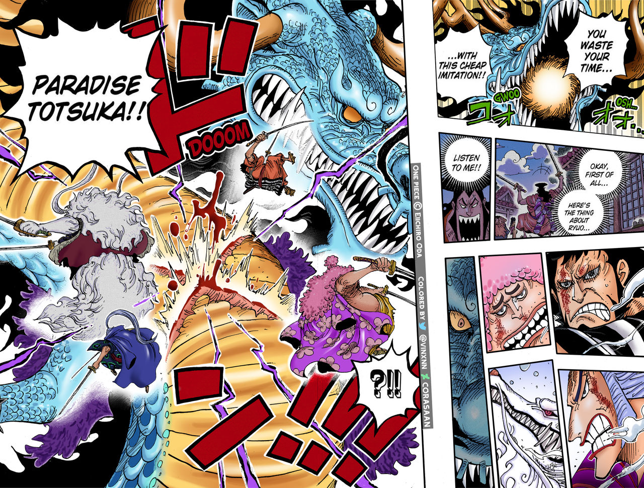 I Colored The Last Page One Piece 992 By Corasaan On Deviantart