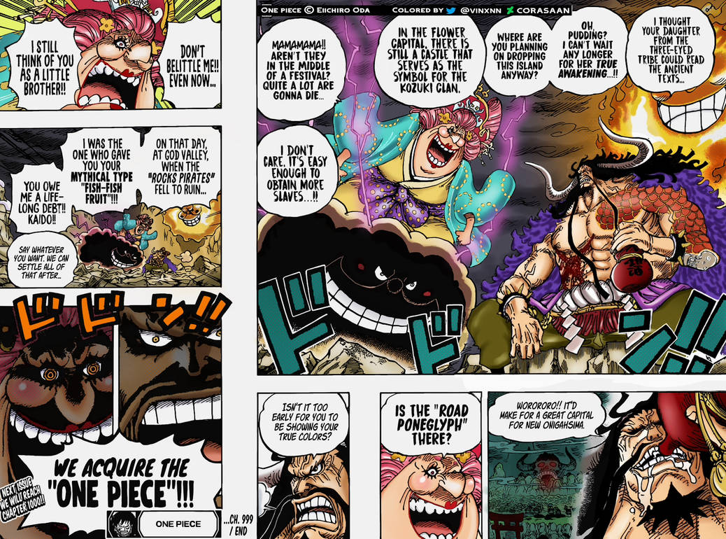 One Piece 999 Last Page By Corasaan On Deviantart