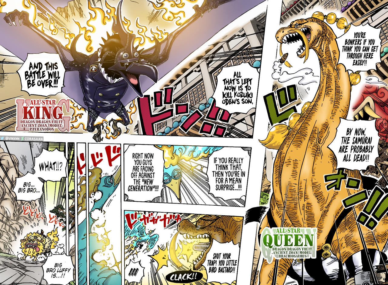 I Colored Page From One Piece 999 By Corasaan On Deviantart