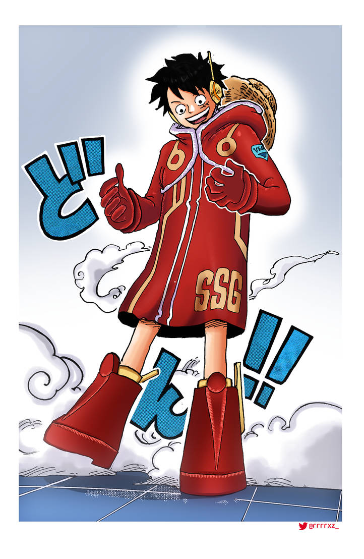 Monkey D. Luffy new outfit by FtooV on DeviantArt