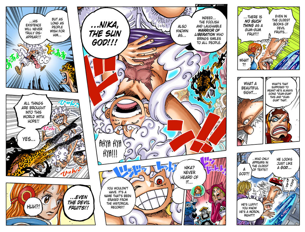 One Piece Chapter 1069 new Coloring from One Piece Chapter 1069 by CORASAAN on DeviantArt