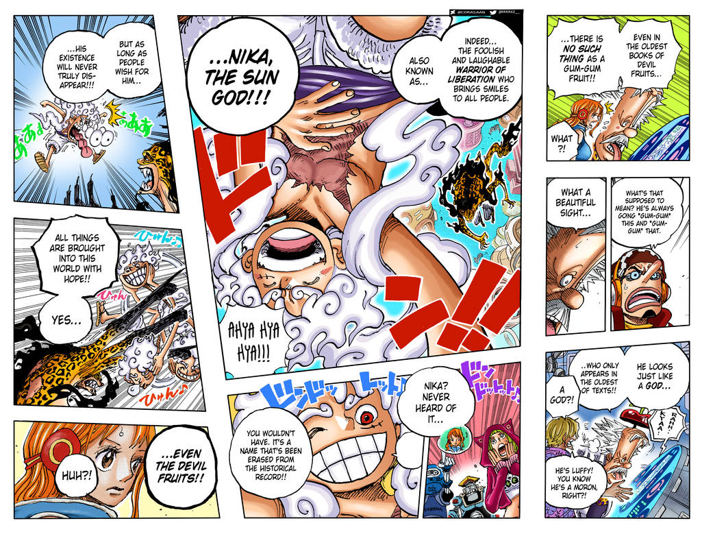 One Piece 1069 Twitter new Coloring from One Piece Chapter 1069 by CORASAAN on DeviantArt