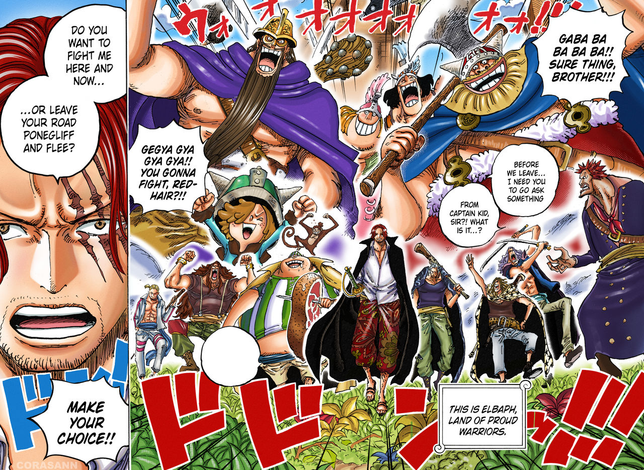 Coloring of One Piece Chapter 1058. - Eiichiro Oda by badhri27 on DeviantArt