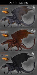 [CLOSED] Classical hellish Dragons Adoptable