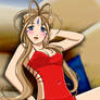 Belldandy on the couch 1