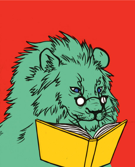 A Reading Lion