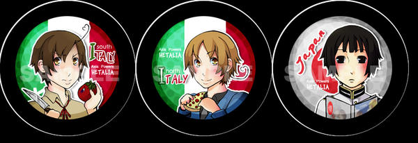 Hetalia Buttons