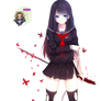 Anime girl render 1