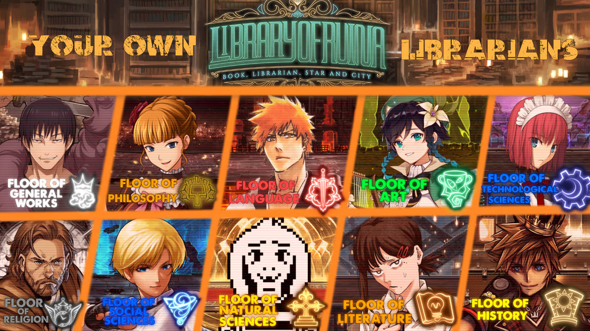 Custom Library of Ruina Patron Librarians thing by KenshinRyougi on ...