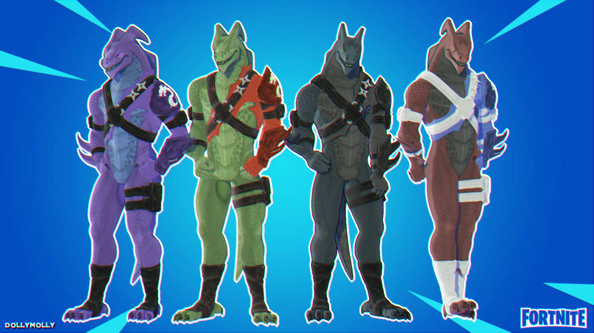 Fortnite Hybrid (Dragon) Pack (Model DL) MMD by DollyMolly323 on